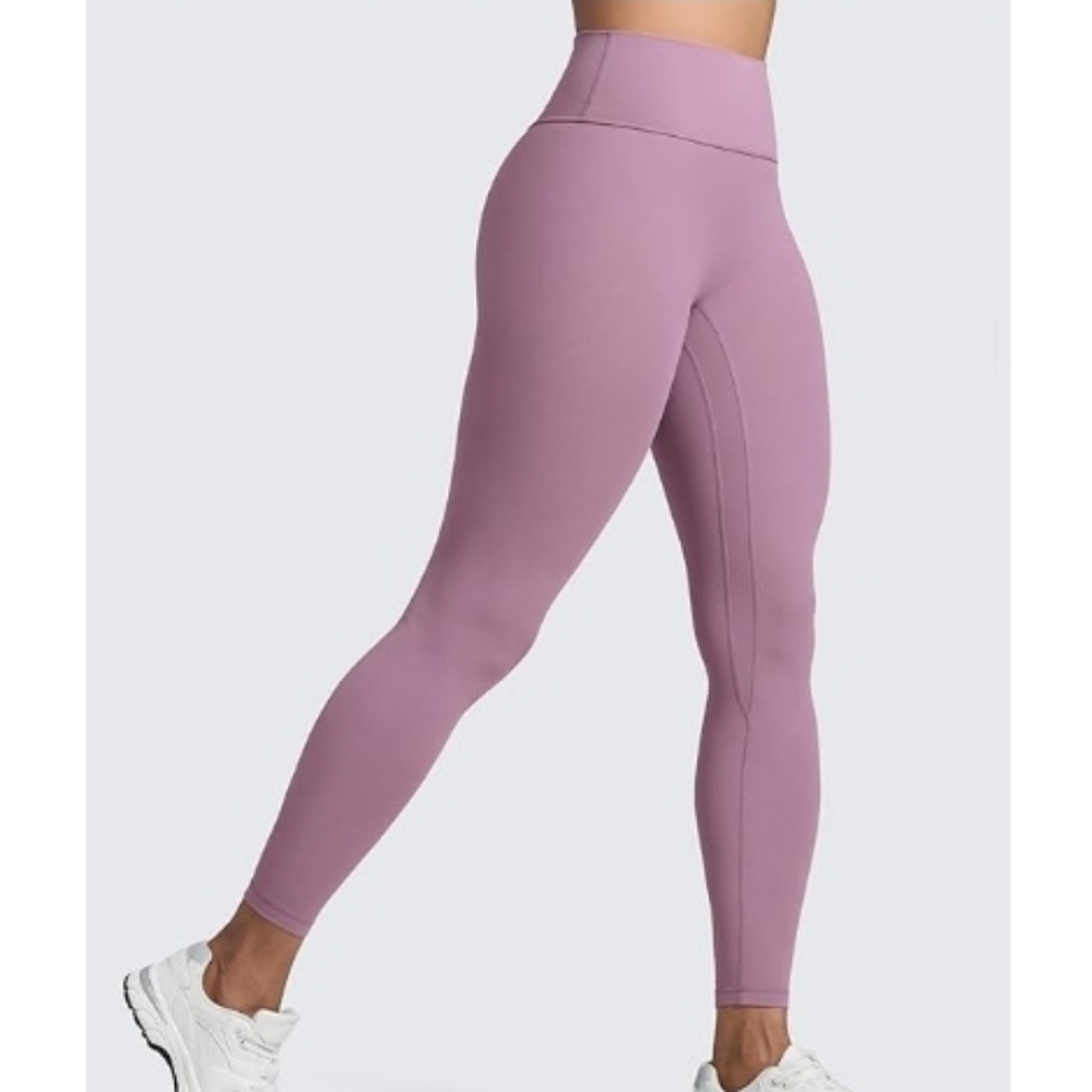 High Waisted Womens Yoga Pants Secretsculpt Workout Leggings Purple